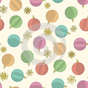 Merry Christmas tree toys pattern Happy new year holidays elements background Merry Christmas background